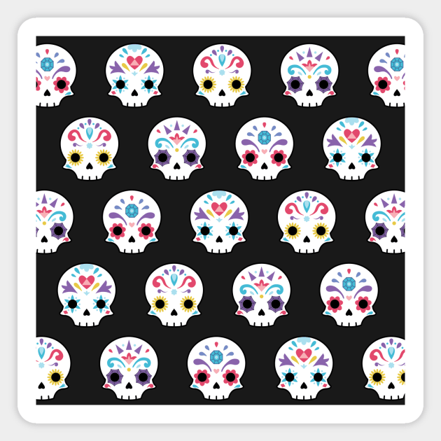 Sugar skulls Sticker by Laura_Nagel